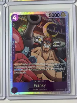 Franky OP09-072 Emperors Of The New World 4 Foil Card Play Set Lot One Piece - Image 5