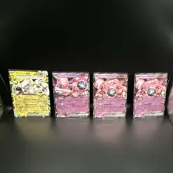 Pokemon Mewtwo EX & Team Rocket's Mewtwo EX Foil Lot (4 Cards) TCG - Image 1