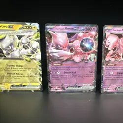 Pokemon Mewtwo EX & Team Rocket's Mewtwo EX Foil Lot (4 Cards) TCG - Image 3