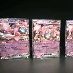 Pokemon Mewtwo EX & Team Rocket's Mewtwo EX Foil Lot (4 Cards) TCG - Image 4