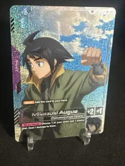Mikazuki Augus (SP) (C+) Steel Requiem ST05-010 Holofoil Gundam Card Game - Image 3