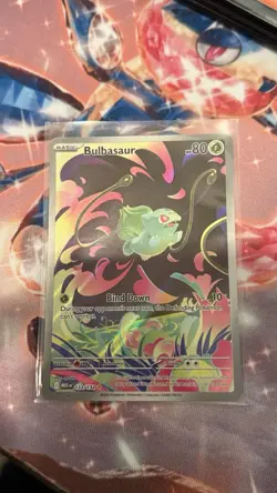 Pokemon Mega Evolution Bulbasaur Illustration Rare Card 133/132 English IR - Image 1