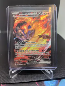 Pokemon TCG Team Rockets Moltres EX Destined Rivals Card 229/182 SIR Stamped - Image 1