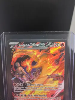 Pokemon TCG Team Rockets Moltres EX Destined Rivals Card 229/182 SIR Stamped - Image 2