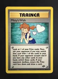 Pokemon Card - Misty's Wish Gym Challenge 108/132 Rare - Image 1