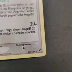 Pokemon TCG Karte - Rayquaza, Deutsch 22/107 Ex Deoxys - Holo Rare EXC+ - Image 5