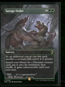 Universes Beyond: Jurassic World Collection Savage Order (Borderless) #6 - Image 1