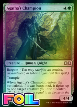 x1 Agatha's Champion WOE MTG 160 FOIL UNCOMMON M/NM 1x - Image 1
