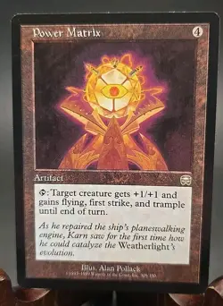 Power Matrix Mercadian Masques MTG Regular Lightly Played - Image 1