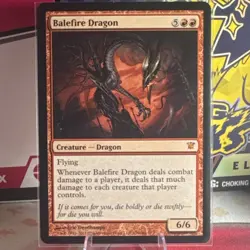 Balefire Dragon Creature 6/6 Red Regular 2011 Magic: The Gathering MTG - Image 1