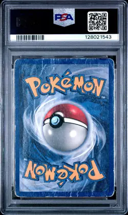1999 POKEMON BASE SET UNLIMITED #10 MEWTWO-HOLO PSA 1 - Image 2