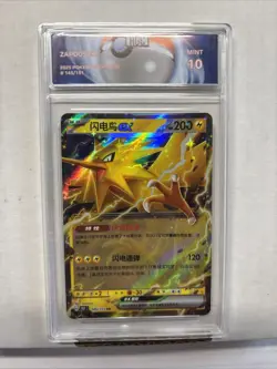 2025 Chinese Pokemon Zapdos Ex #145 HGC 10 (sb6) - Image 1