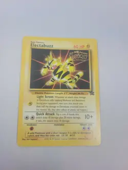 Pokemon WOTC Black Star Promo Card Electabuzz #2 Non Holo - Image 2