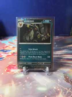 SWIRL Umbreon Cosmos Holo 059/131 Pokemon TCG Prismatic Evolutions - Image 1