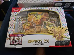 Pokemon TCG Scarlet & Violet 151 Zapdos Ex Collection | BRAND NEW SEALED - Image 1