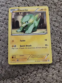 Pokemon TCG Electrike 41/124 Dragons Exalted Regular - Image 1