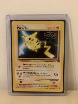 Pokemon Pikachu, BLACK STAR PROMO Set #4 Movie Release WB Stamped - Image 1