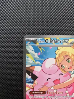Lillie's Clefairy EX 280/217 SIR Pokemon Card Near Mint Pack Fresh - Image 2