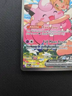Lillie's Clefairy EX 280/217 SIR Pokemon Card Near Mint Pack Fresh - Image 4