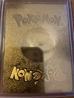 Pokemon Charizard Gold Foil Fan Art Textured Card 1999 #4/102 HP120 - Image 4