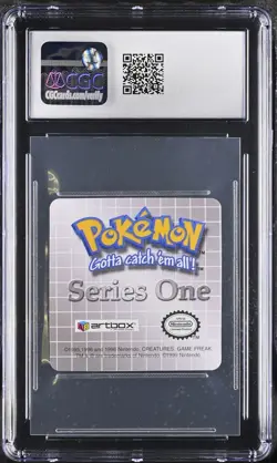 CGC 9 Jigglypuff/Wigglytuff Pokemon Actions Flipz Series 1 (1999) Artbox 16 - Image 2