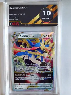 Carte pokemon Francais Zacian VSTAR (CRZ 096) Zenith Supreme CGG 10 26680125 - Image 1