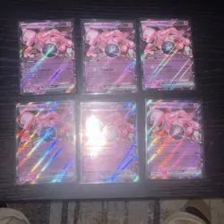 (6X) Team Rocket's Mewtwo ex -Black Star Promo NM-Mint Pokemon (LOT OF 6) - Image 1