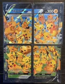 Pikachu V-union Promo 109/S-P - 112/S-P Combination Set - Pokemon - Image 1