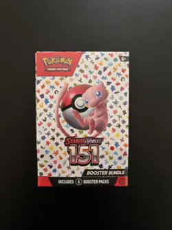 Pokemon TCG 151 Scarlet & Violet Booster Bundle 6 Packs New Factory Sealed - Image 1