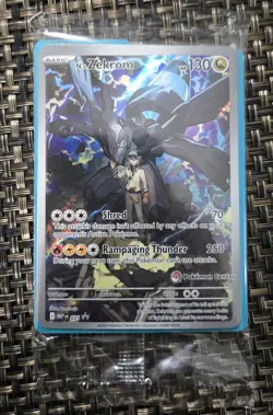 2026 N's Zekrom 031 MEP Ascended Heros ETB Promo Pokemon Center Stamp SEALED - Image 1