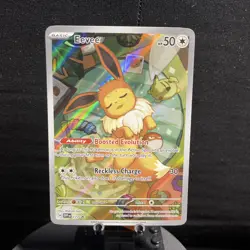 Pokemon TCG Prismatic Evolutions Eevee Black Star Promo #173 NM - Image 1