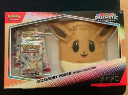🔥 Sealed Pokemon S&V Prismatic Evolutions Accessory Pouch Special Collection - Image 1
