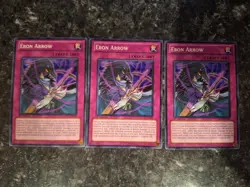 3X Ebon Arrow DP11-EN021 - Yugioh Yu Gi Oh! Playset 1st Edition - Image 1