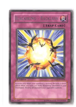 Yugioh Blackwing - Backlash TSHD-EN064 The Shining Darkness MP 1st Edition - Image 1