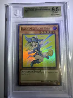 Yugioh Dark Magician Girl LART-EN035 Lost Art Promotion Ultra Rare BGS 9.5 #4908 - Image 1