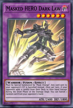 Yugioh! Masked HERO Dark Law Maze of the Muertos PREORDER - Image 1