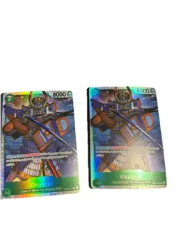 Bandai One Piece Card Game Kikunojo Holo Cards Lot of 2 English - Image 1