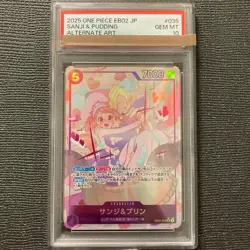 [PSA10] 2025 ONE PIECE SANJI & PUDDING EB02-035 SR Parallel Japanese - Image 1