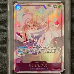 [PSA10] 2025 ONE PIECE SANJI & PUDDING EB02-035 SR Parallel Japanese - Image 2