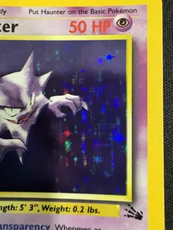 Pokemon Haunter Fossil 6/62 Holo 1999 WOTC TCG Card - NM - Image 3