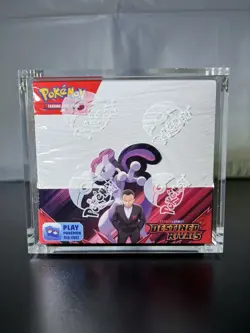 Pokemon Magnetic Booster Box Acrylic Case! Pokemon Card Protective Display - Image 1