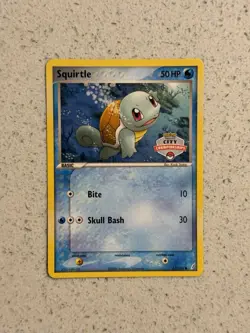 Squirtle 63/100 City Championships League Crystal Guardians 2006 Pokemon Card NM - Image 1