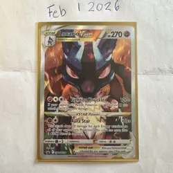 Pokemon Lucario VSTAR SWSH291 Full Art Promo Holo Sword & Shield Card - Image 1