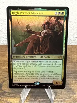 mtg foil High Perfect Morcant, elf noble, Lorwyn Eclipsed, unplayed - Image 1