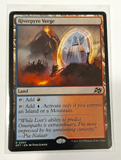 MTG – Aetherdrift – Riverpyre Verge Foil – Rare 0260 - Image 1