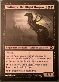 Skithiryx, the Blight Dragon - Scars of Mirrodin - Magic MTG - NM - Mythic - Image 1