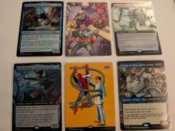 Doc Ock Lot Of 6- Magic The Gathering Spider-Man-Foils,Rares, Mythics, Art - Image 1