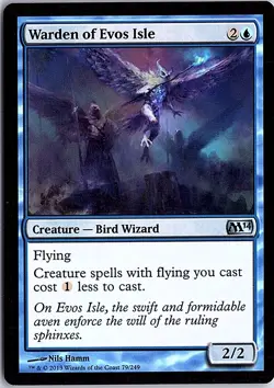 Warden of Evos Isle U Magic 2014 (M14) 79 LP Magic - Image 1