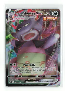 GALARIAN SLOWKING VMAX 100/198 CHILLING REIGN POKEMON TCG NM - Image 1