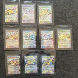 Pokemon TCG Prismatic 10 Card Lot Flareon Vaporeon Jolteon Pikachu Glaceon Cards - Image 1